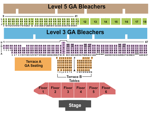 Del Mar Fairgrounds Xscape Seating Chart